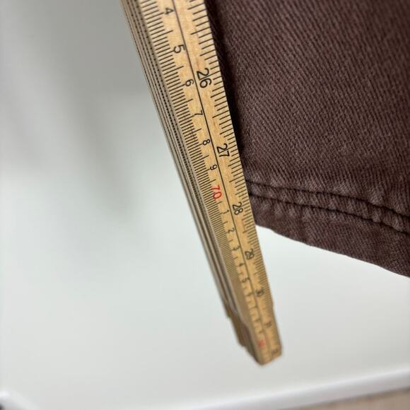 PacSun Elastic Waist Cargo Jeans – Brown Utility Streetwear – women’s M - Picture 11 of 12